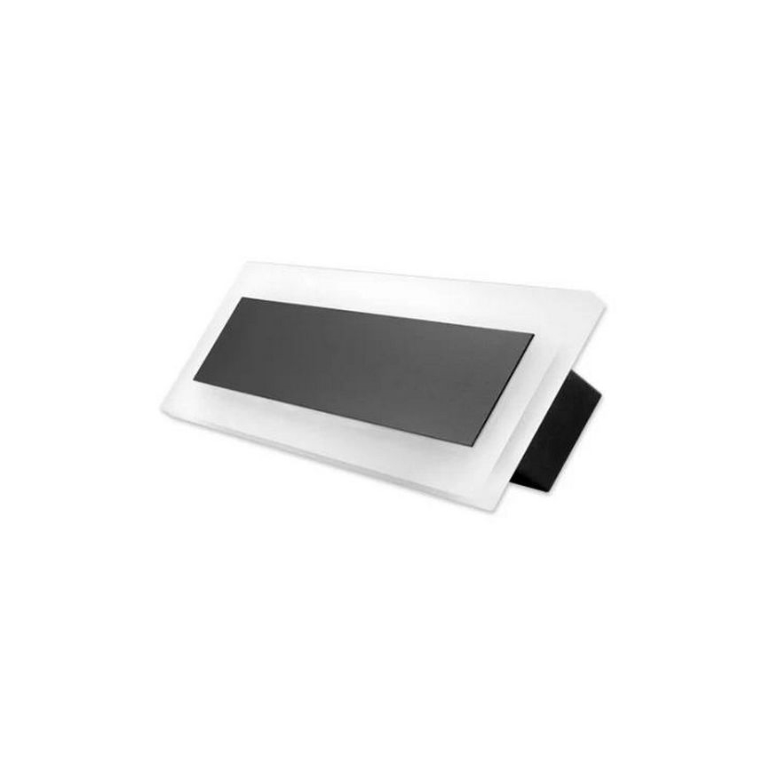 LED vägglampa för utomhusbruk LED/19W/230V IP54 svart