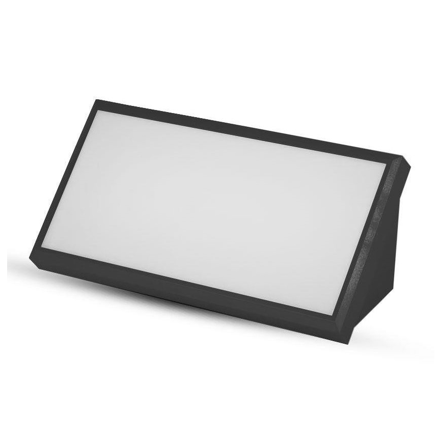 LED vägglampa för utomhusbruk LED/20W/230V 3000K IP65 svart