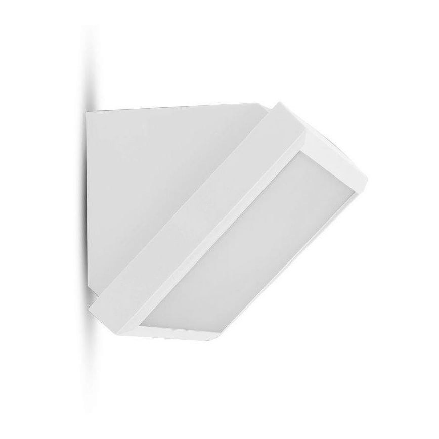 LED vägglampa för utomhusbruk LED/20W/230V 3000K IP65 vit