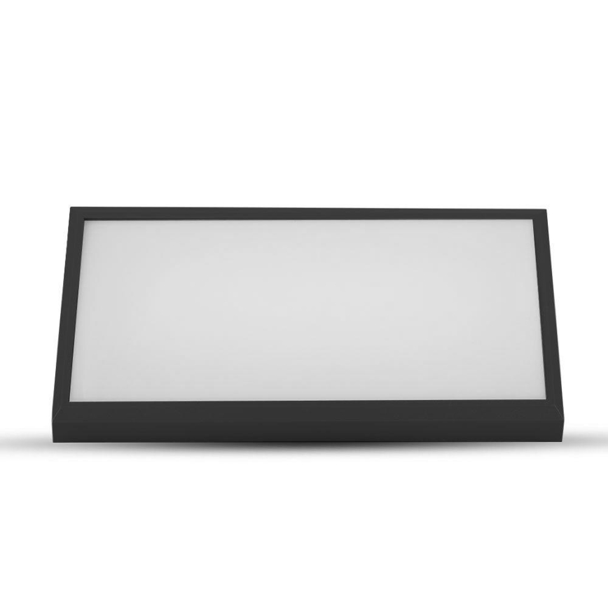 LED vägglampa för utomhusbruk LED/20W/230V 6400K IP65 svart