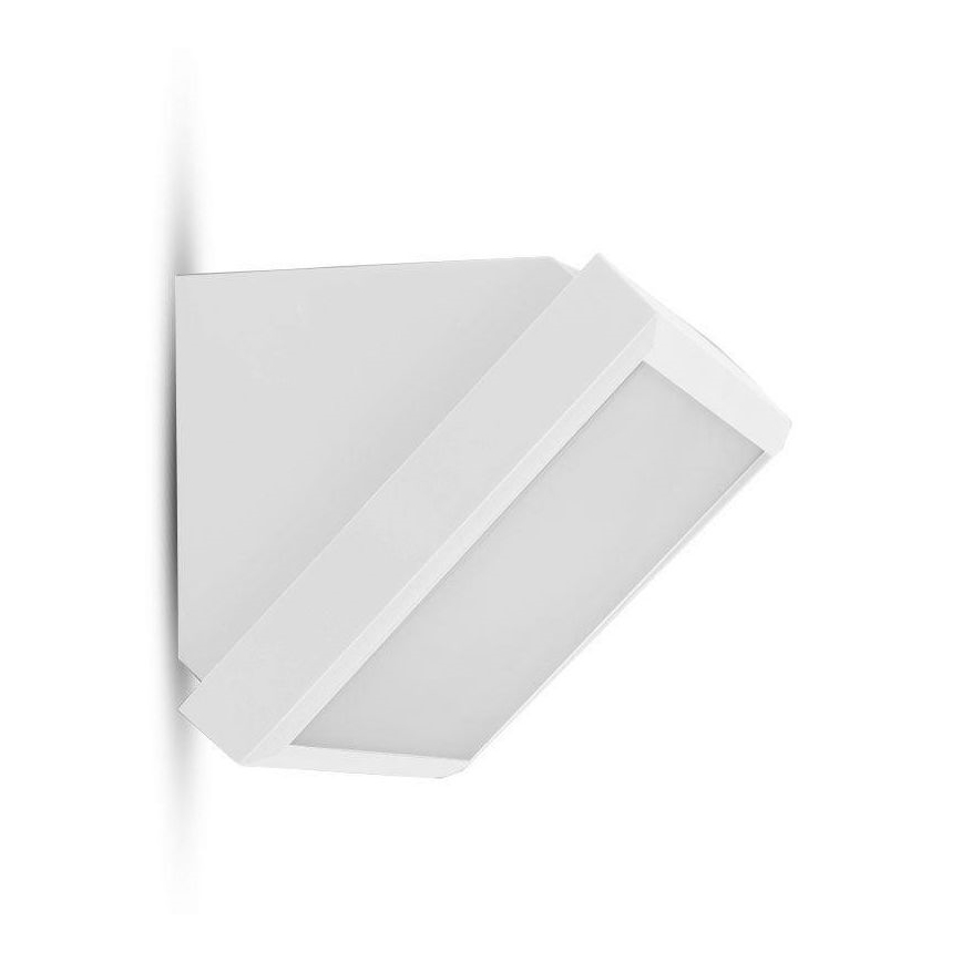 LED vägglampa för utomhusbruk LED/20W/230V 6400K IP65 vit