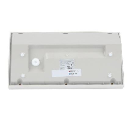 LED vägglampa för utomhusbruk LED/20W/230V 6400K IP65 vit
