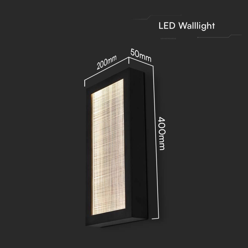 LED vägglampa för utomhusbruk LED/20W/230V IP65 3000K