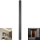LED vägglampa för utomhusbruk LED/23W/230V 3000K IP65 svart