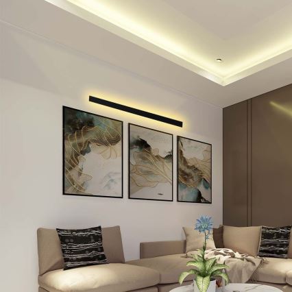 LED vägglampa för utomhusbruk LED/23W/230V 3000K IP65 svart