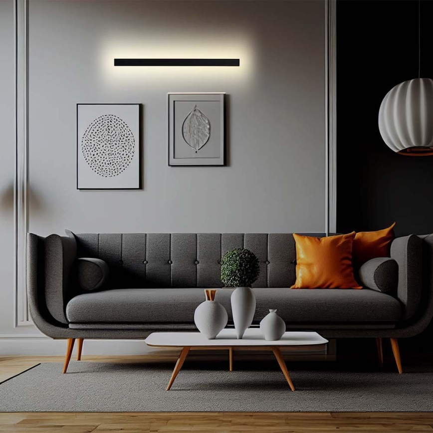 LED vägglampa för utomhusbruk LED/23W/230V 3000K IP65 svart