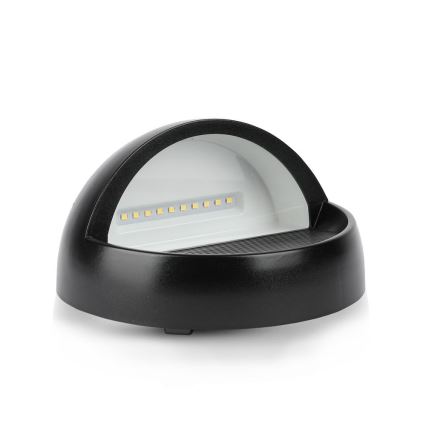 LED vägglampa för utomhusbruk LED/3W/230V 4000K IP65 svart