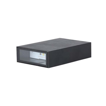 LED vägglampa för utomhusbruk LED/4W/230V 3000K IP65 svart