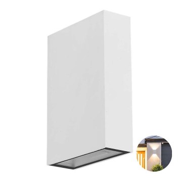 LED vägglampa för utomhusbruk LED/4W/230V 3000K IP65 vit