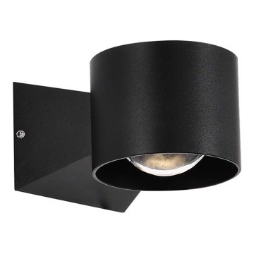 LED vägglampa för utomhusbruk LED/5W/230V 3000K IP65 svart