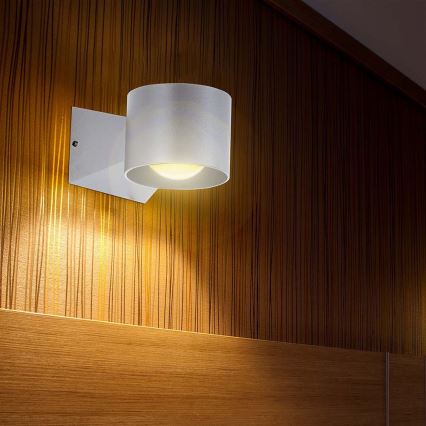LED vägglampa för utomhusbruk LED/5W/230V 4000K IP65 vit