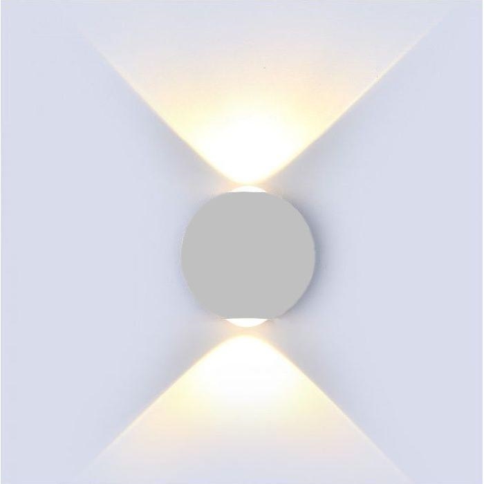 LED vägglampa för utomhusbruk LED/6W/230V 4000K IP65 grå