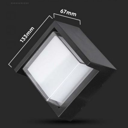 LED vägglampa för utomhusbruk LED/7W/230V IP65