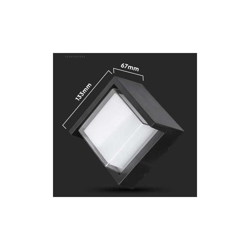 LED vägglampa för utomhusbruk LED/7W/230V IP65