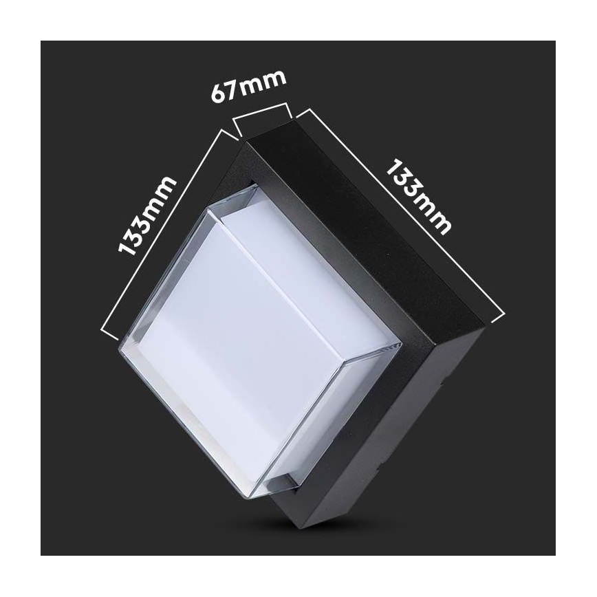 LED vägglampa för utomhusbruk LED/7W/230V IP65