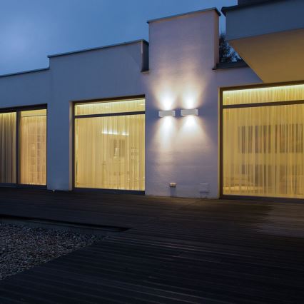 LED vägglampa för utomhusbruk LED/9W/230V 3000K IP65