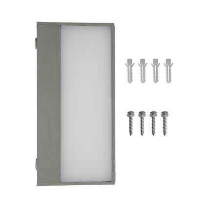 LED vägglampa för utomhusbruk LED/9W/230V 3000K IP65