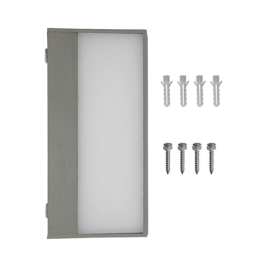 LED vägglampa för utomhusbruk LED/9W/230V 3000K IP65