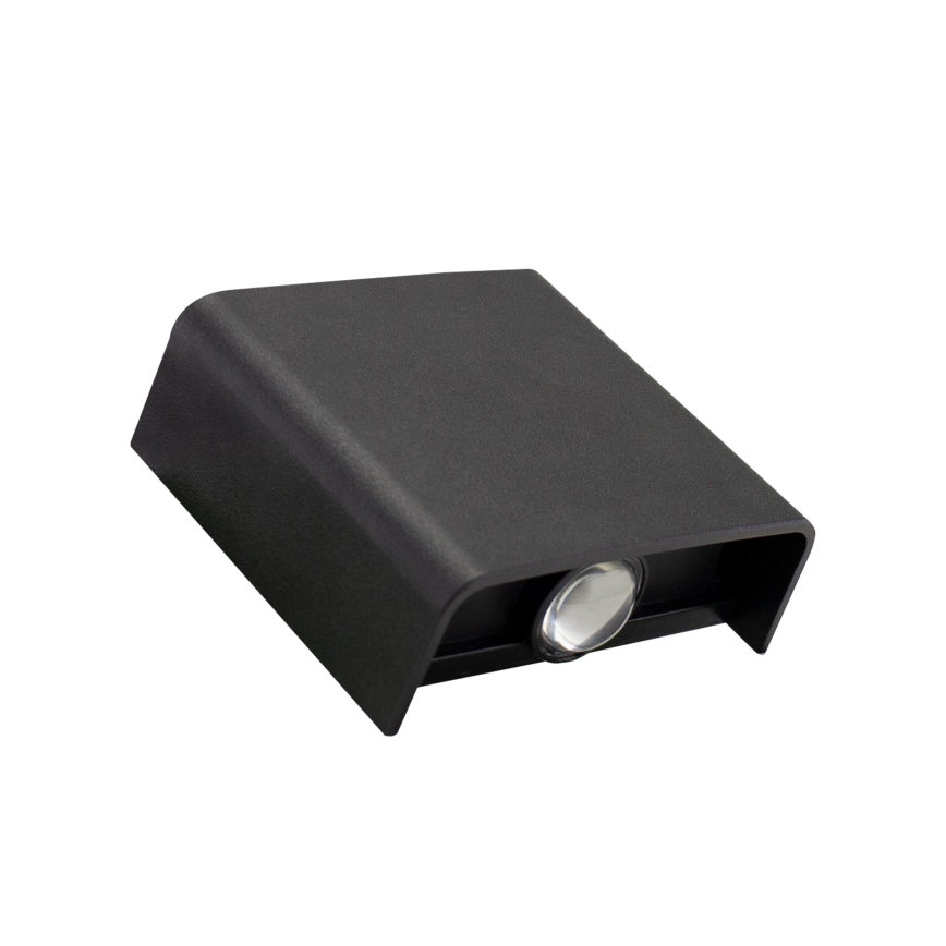 LED vägglampa för utomhusbruk LUNARIX LED/2W/230V 3000-6000K CRI 90 IP54 svart