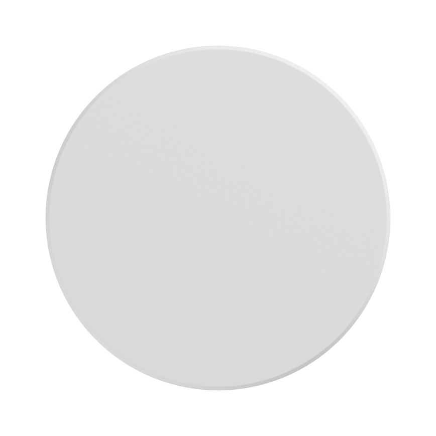 LED vägglampa för utomhusbruk PIATTA LED/9W/230V 3000/4000/6000K diameter 12 cm IP44 vit