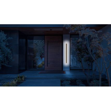 LED vägglampa för utomhusbruk STICK LED/28W/230V IP65 3000K 90 cm