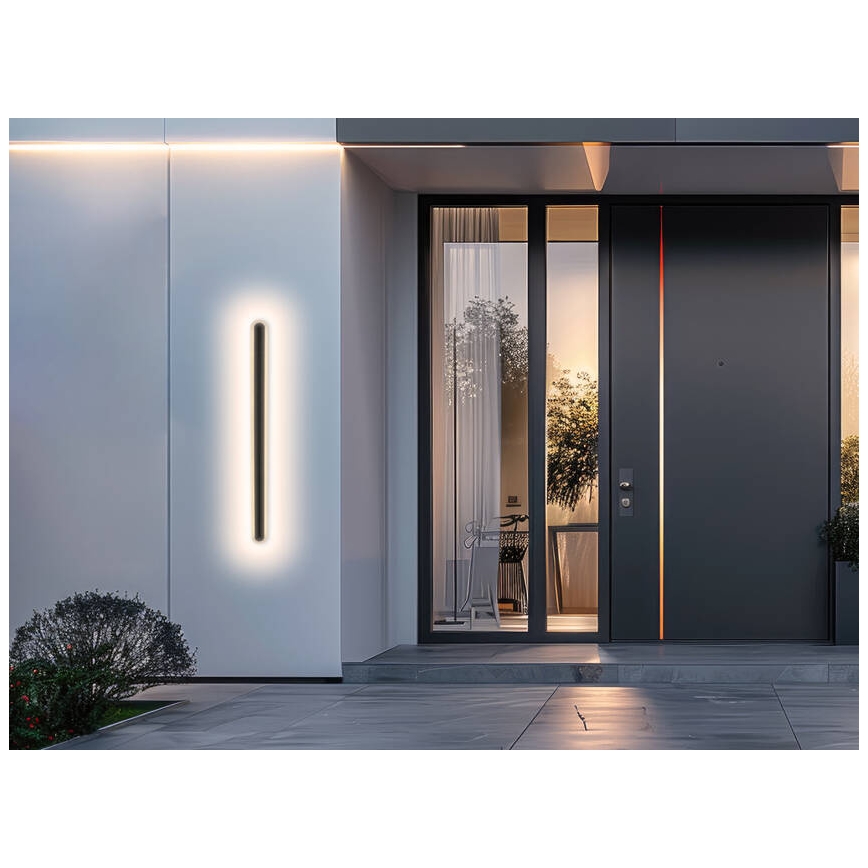LED vägglampa för utomhusbruk STICK LED/28W/230V IP65 3000K 90 cm