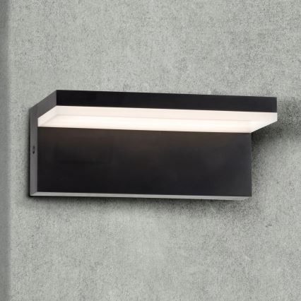 LED vägglampa för utomhusbruk TESA LED/10W/230V IP54 svart