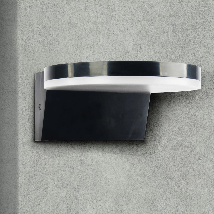LED vägglampa för utomhusbruk TESA LED/10W/230V IP54 svart
