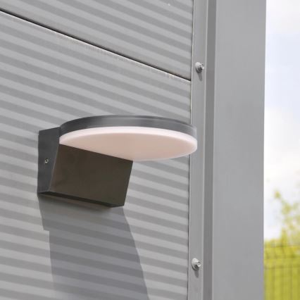 LED vägglampa för utomhusbruk TESA LED/10W/230V IP54 svart