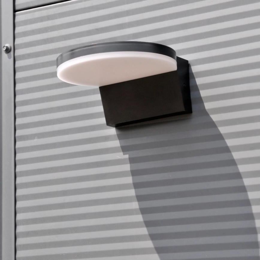 LED vägglampa för utomhusbruk TESA LED/10W/230V IP54 svart