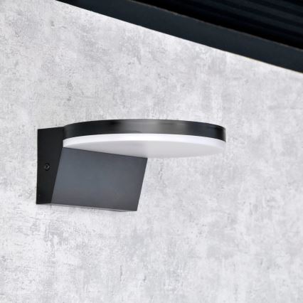 LED vägglampa för utomhusbruk TESA LED/10W/230V IP54 svart