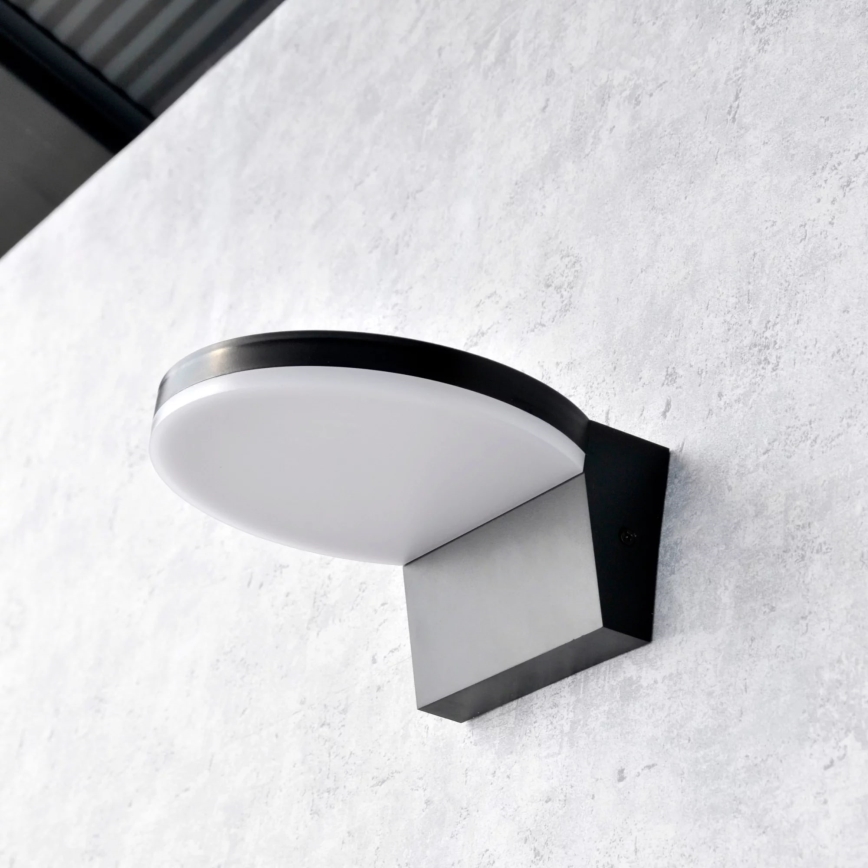 LED vägglampa för utomhusbruk TESA LED/10W/230V IP54 svart