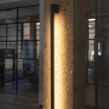 LED vägglampa för utomhusbruk YALTE LED/11W/230V 3000K IP54 svart