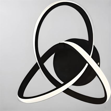 LED-vägglampa INDIGO LED/14W/230V svart