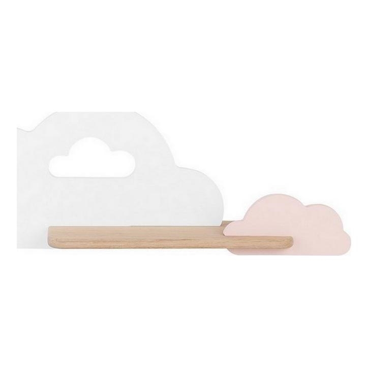 LED vägglampa med hylla för barn CLOUD LED/5W/230V vit/rosa