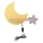 LED vägglampa med hylla för barn MOON LED/5W/230V