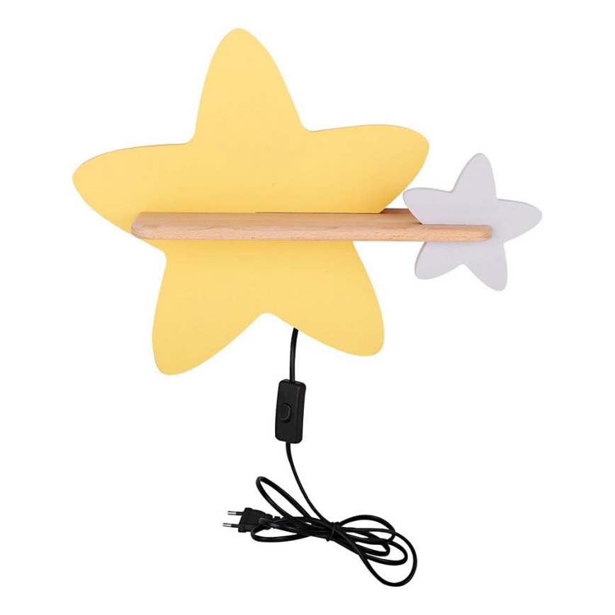 LED vägglampa med hylla för barn STAR LED/5W/230V
