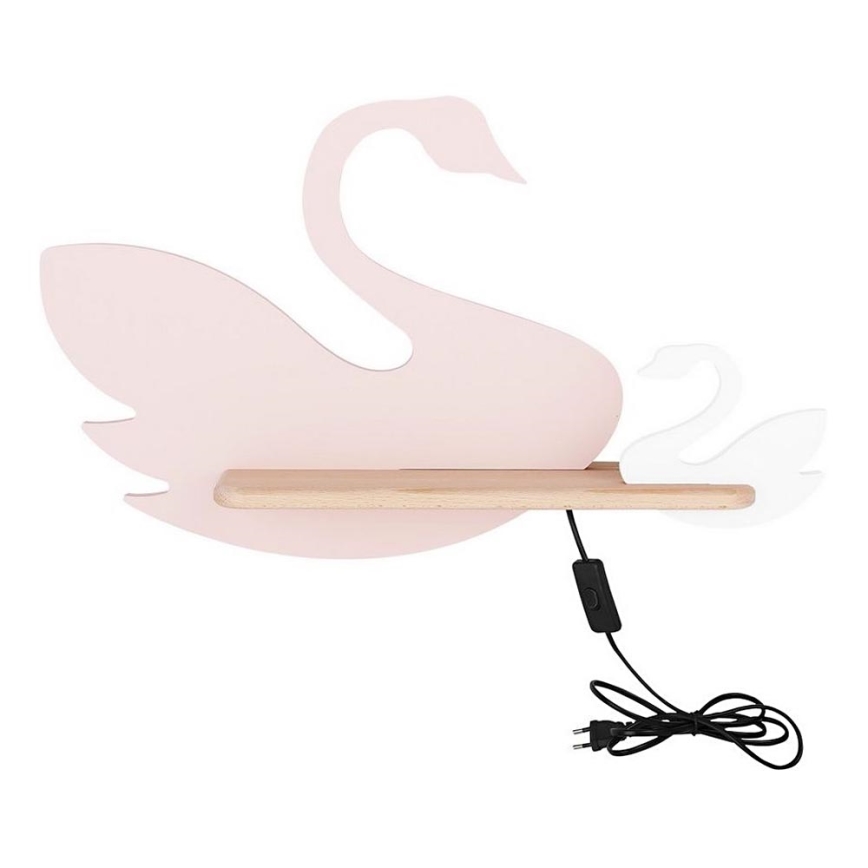 LED vägglampa med hylla för barn SWAN LED/5W/230V