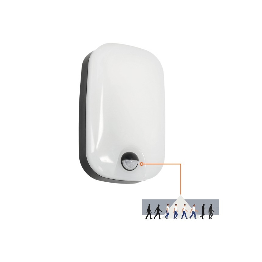 LED Utomhusbelysning med rörelse och skymningssensor BAVANO LED/15W/230V 3000/4000/5700K IP54