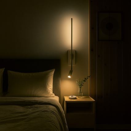 LED-vägglampa TORCH LED/6W/230V + LED/3W, vit