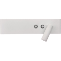 LED väggspot RESORT LED/10W/230V + LED/3W, vit, höger