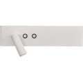 LED-väggspot RESORT LED/10W/230V + LED/3W, vit, vänster