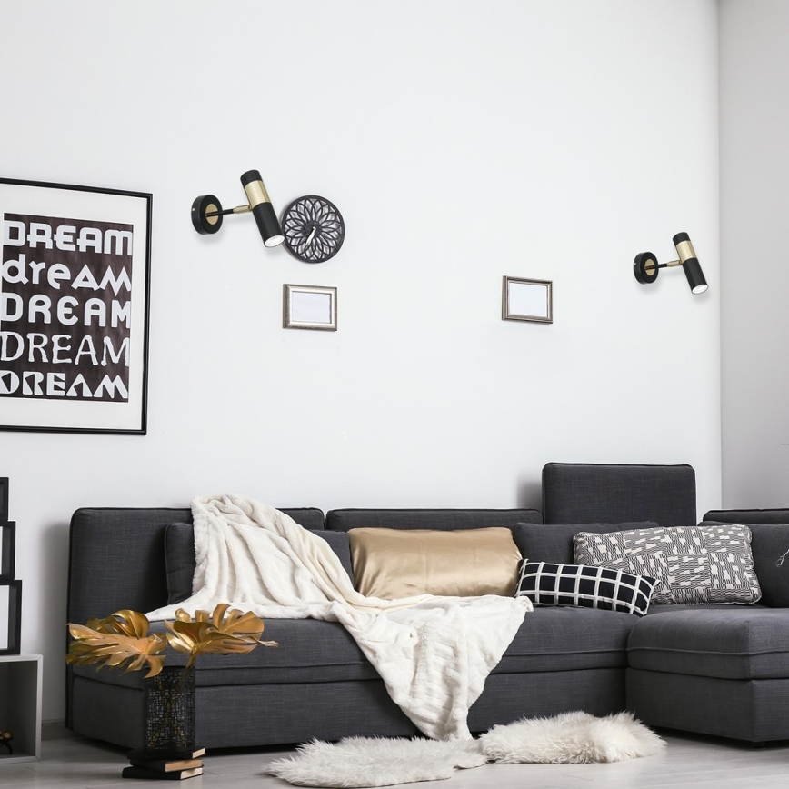 LED Väggspotlight DALLAS 1xGU10/3W/230V