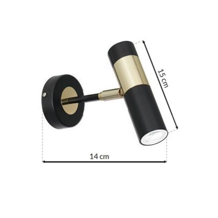 LED Väggspotlight DALLAS 1xGU10/3W/230V