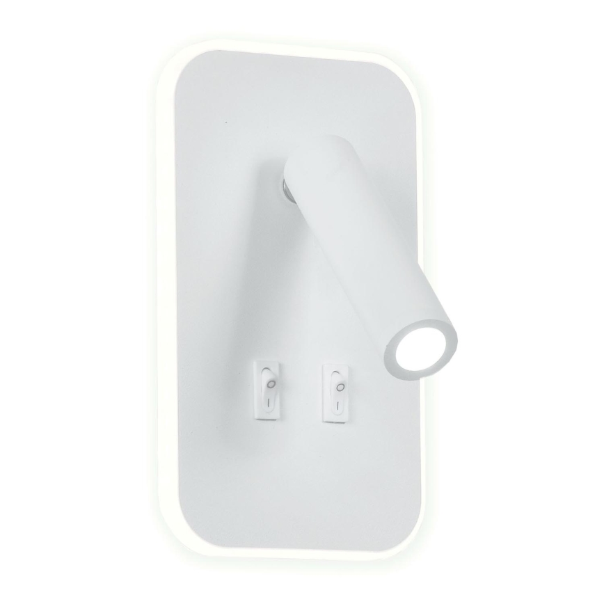 LED väggspotlight IRIS LED/14W/230V 3000K vit