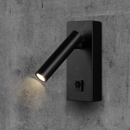 LED väggspotlight LED/2W/230V 4000K svart