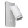 LED väggspotlight PARIS 1xGU10/10W/230V + LED/6W/230V vit