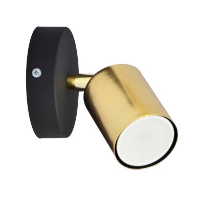 LED Väggspotlight TUNE 1xGU10/4,8W/230V guld/svart