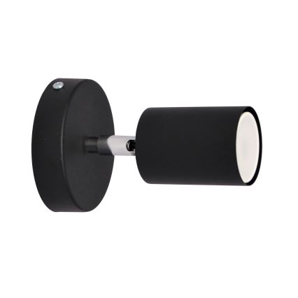 LED väggspotlight TUNE 1xGU10/4,8W/230V svart