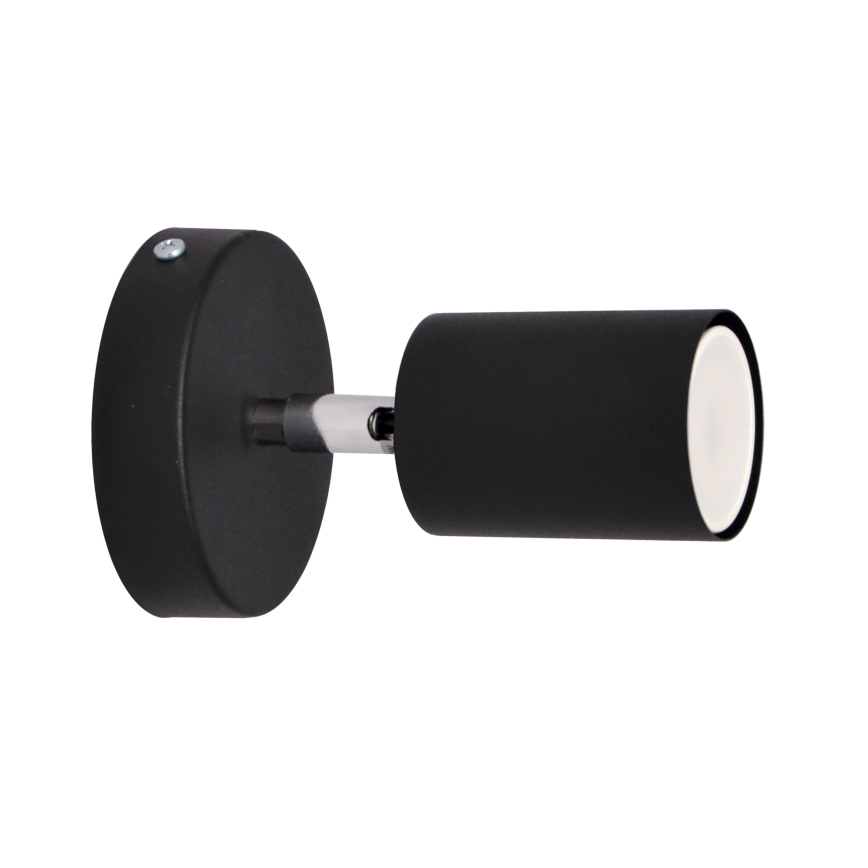 LED väggspotlight TUNE 1xGU10/4,8W/230V svart